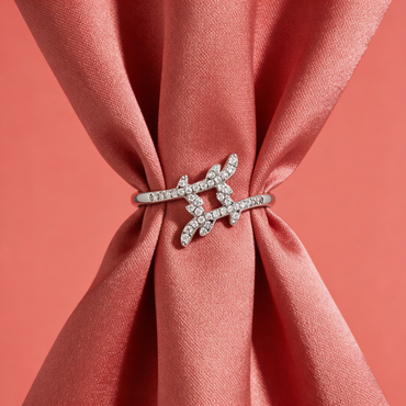 Twinkling Starburst Open Ring