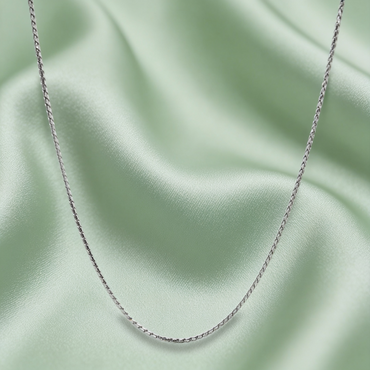 Silver Twisted Rope Chain