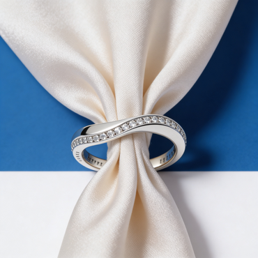 Twilight Curve Diamond Ring