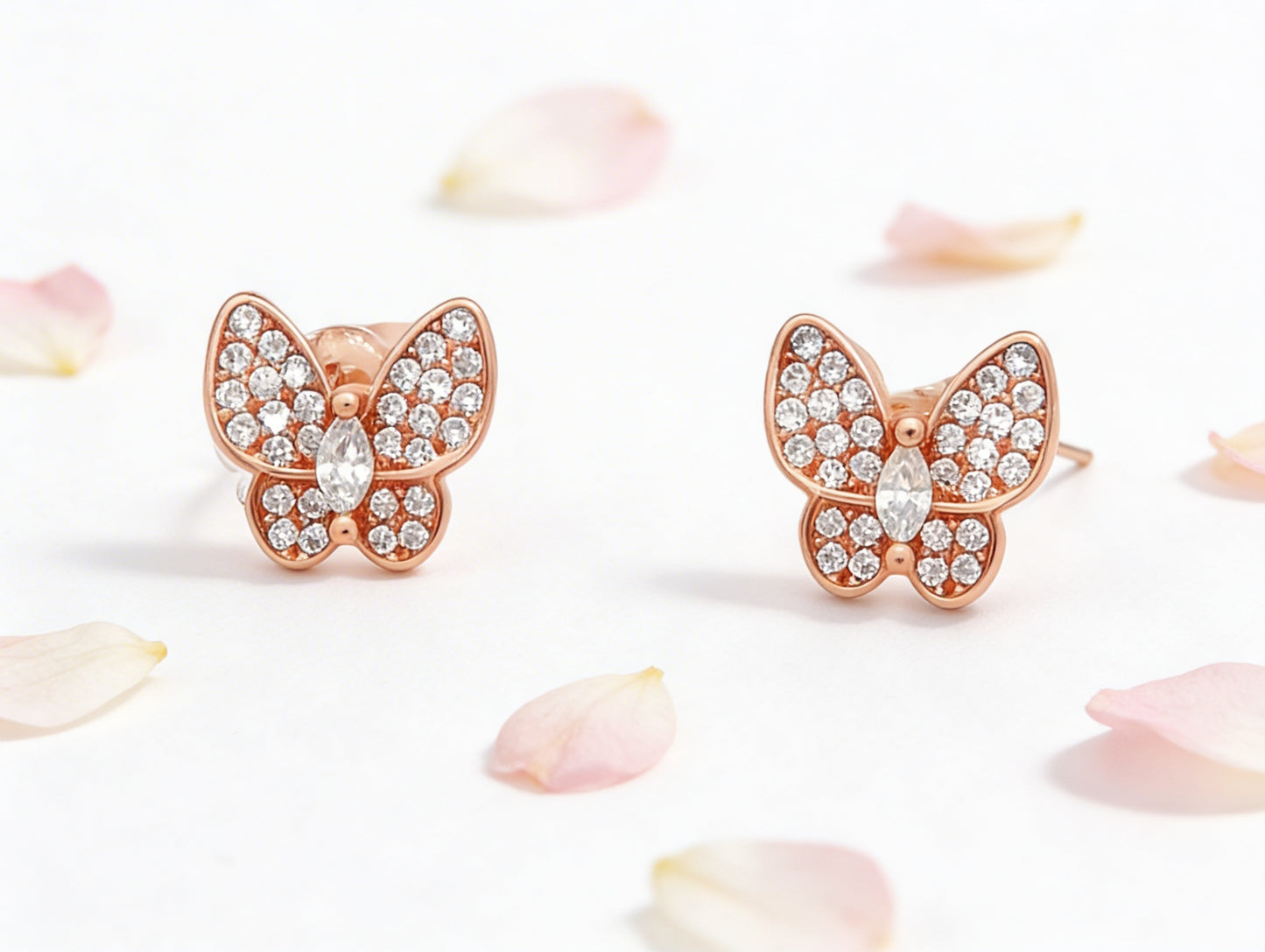 Flutter Glow Diamond Studs