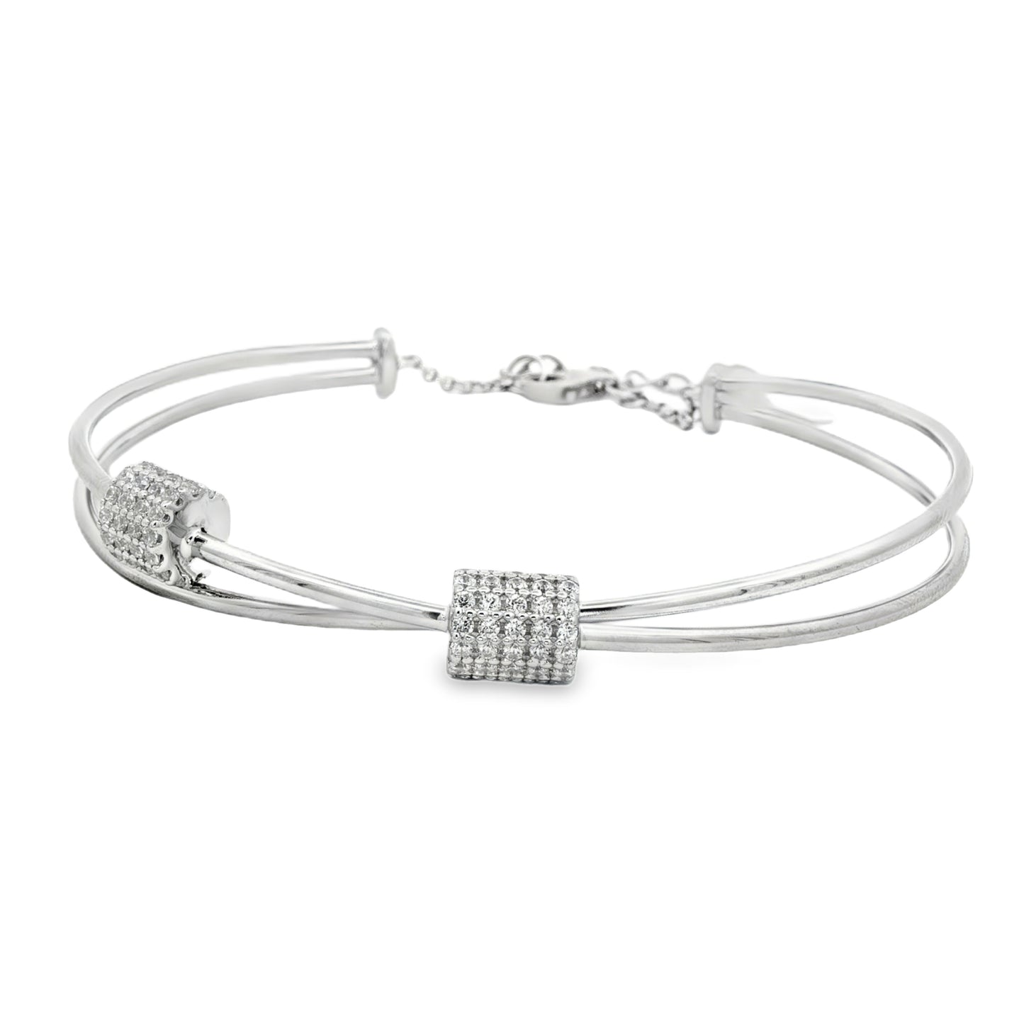 Shimmer Bead Duo Bracelet