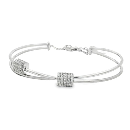 Shimmer Bead Duo Bracelet
