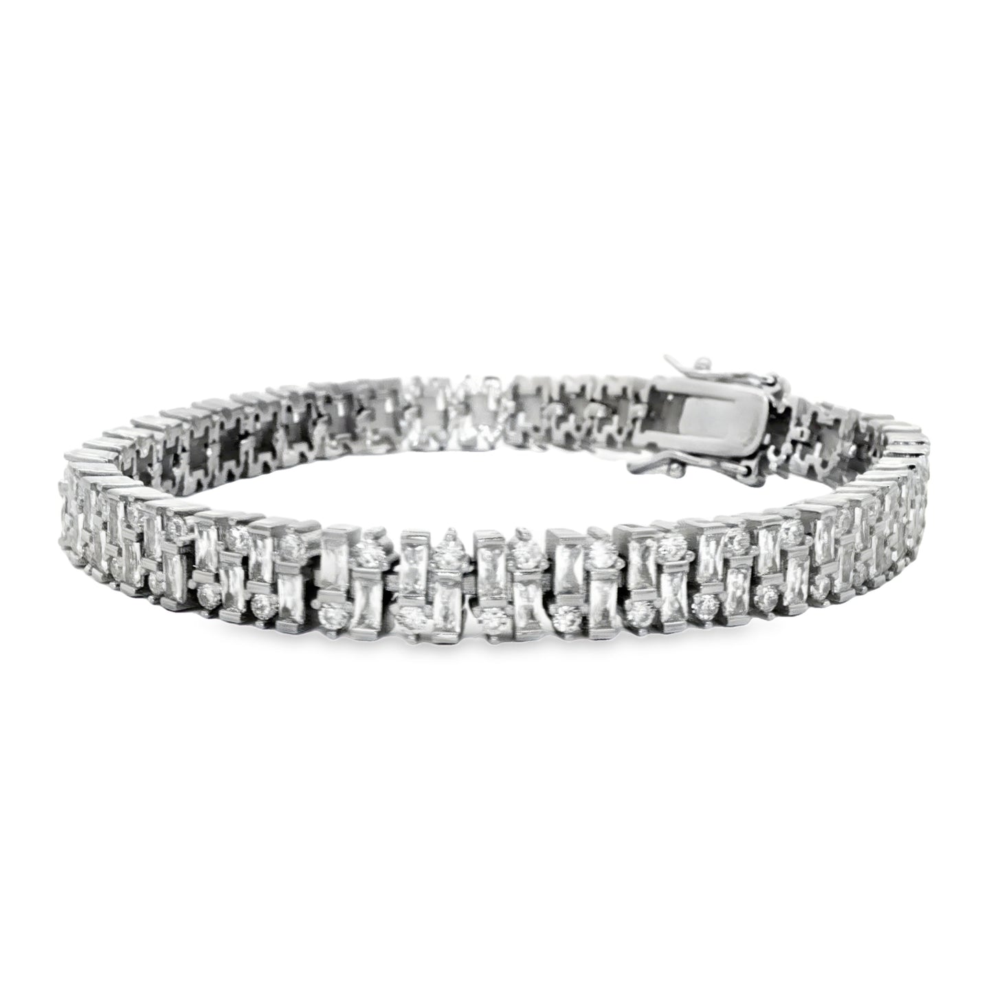 Baguette Luxe Tennis Bracelet