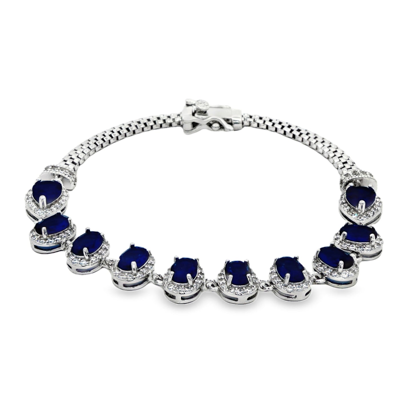 Royal Blue Teardrop Bracelet