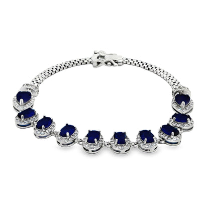 Royal Blue Teardrop Bracelet