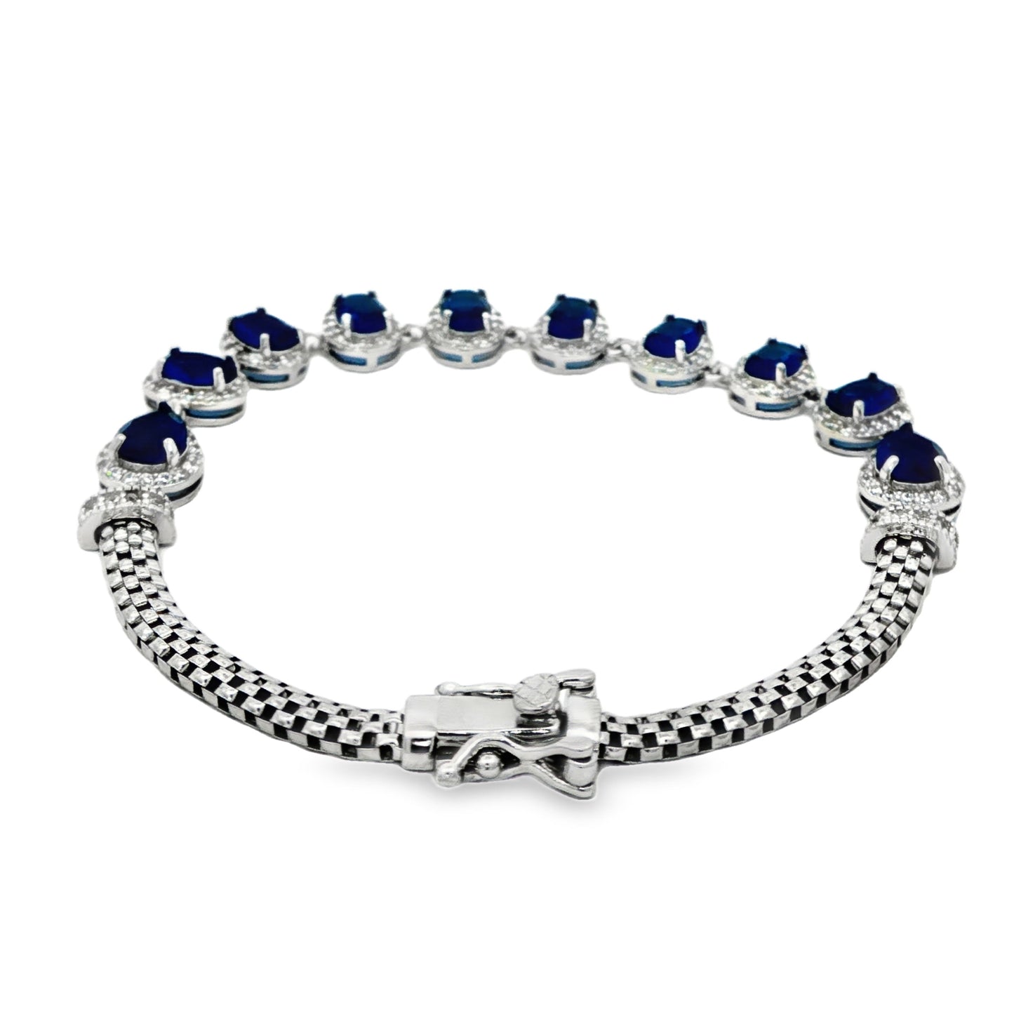Royal Blue Teardrop Bracelet