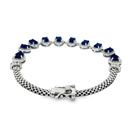 Royal Blue Teardrop Bracelet