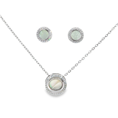 Celestial Halo Pendant Set