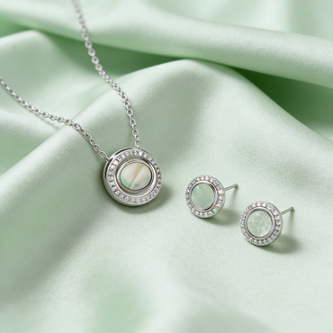 Celestial Halo Pendant Set