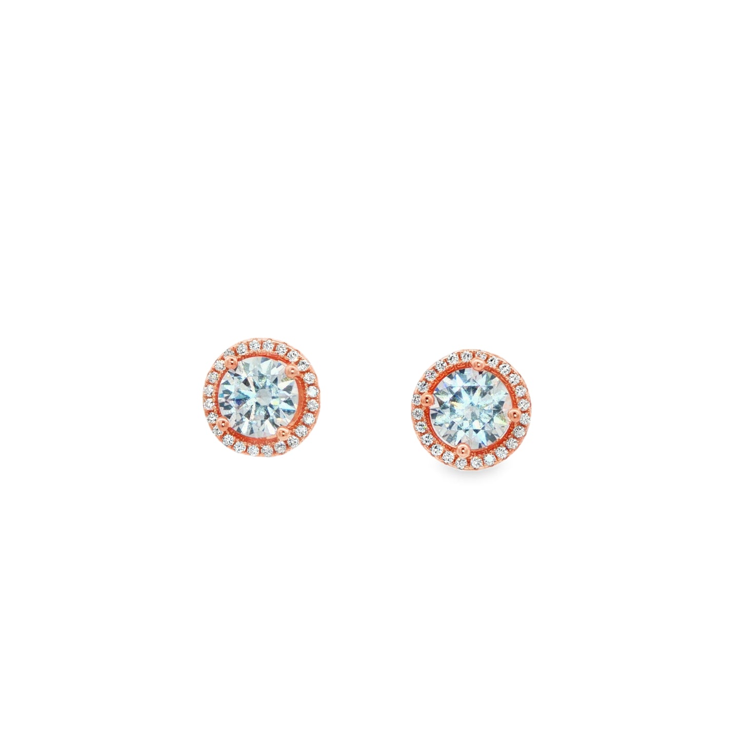 Halo Radiance Diamond Studs