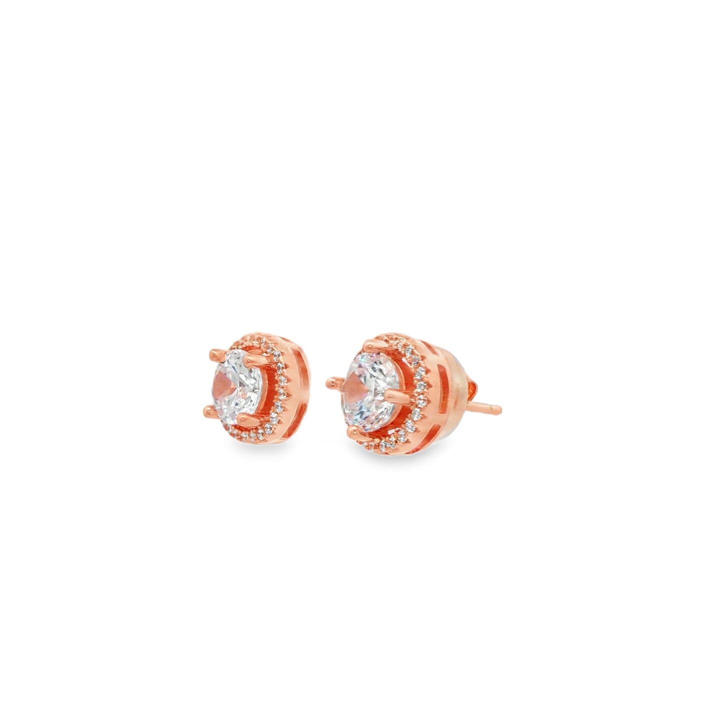 Halo Radiance Diamond Studs