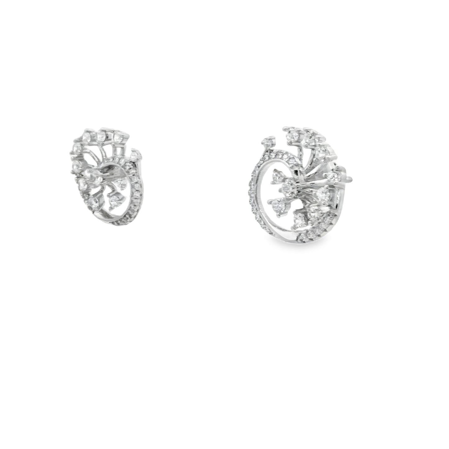 Celestial Swirl Diamond Studs