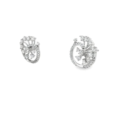 Celestial Swirl Diamond Studs
