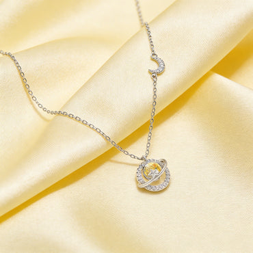 Celestial Orbit Pendant Necklace