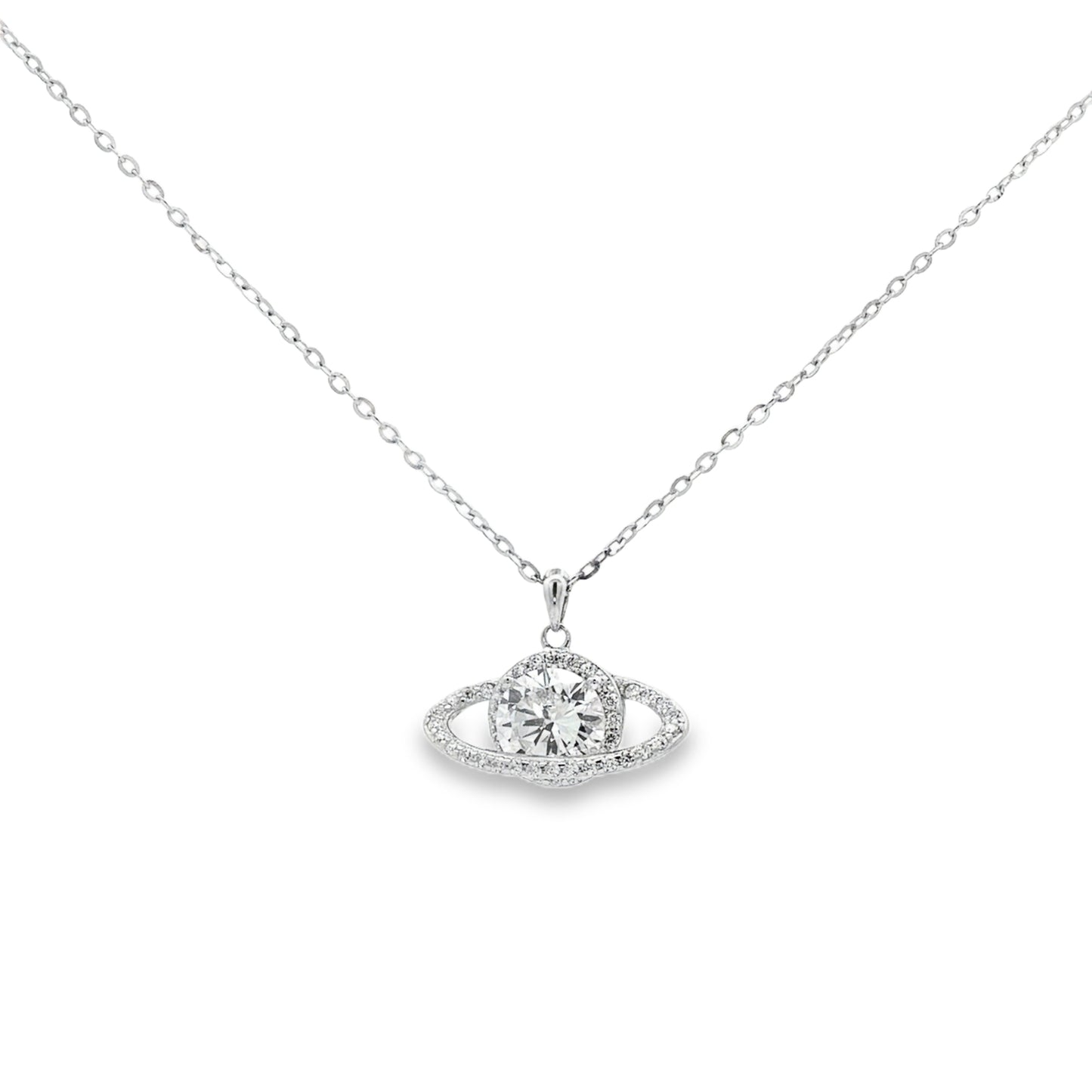 Celestial Orbit Diamond Pendant