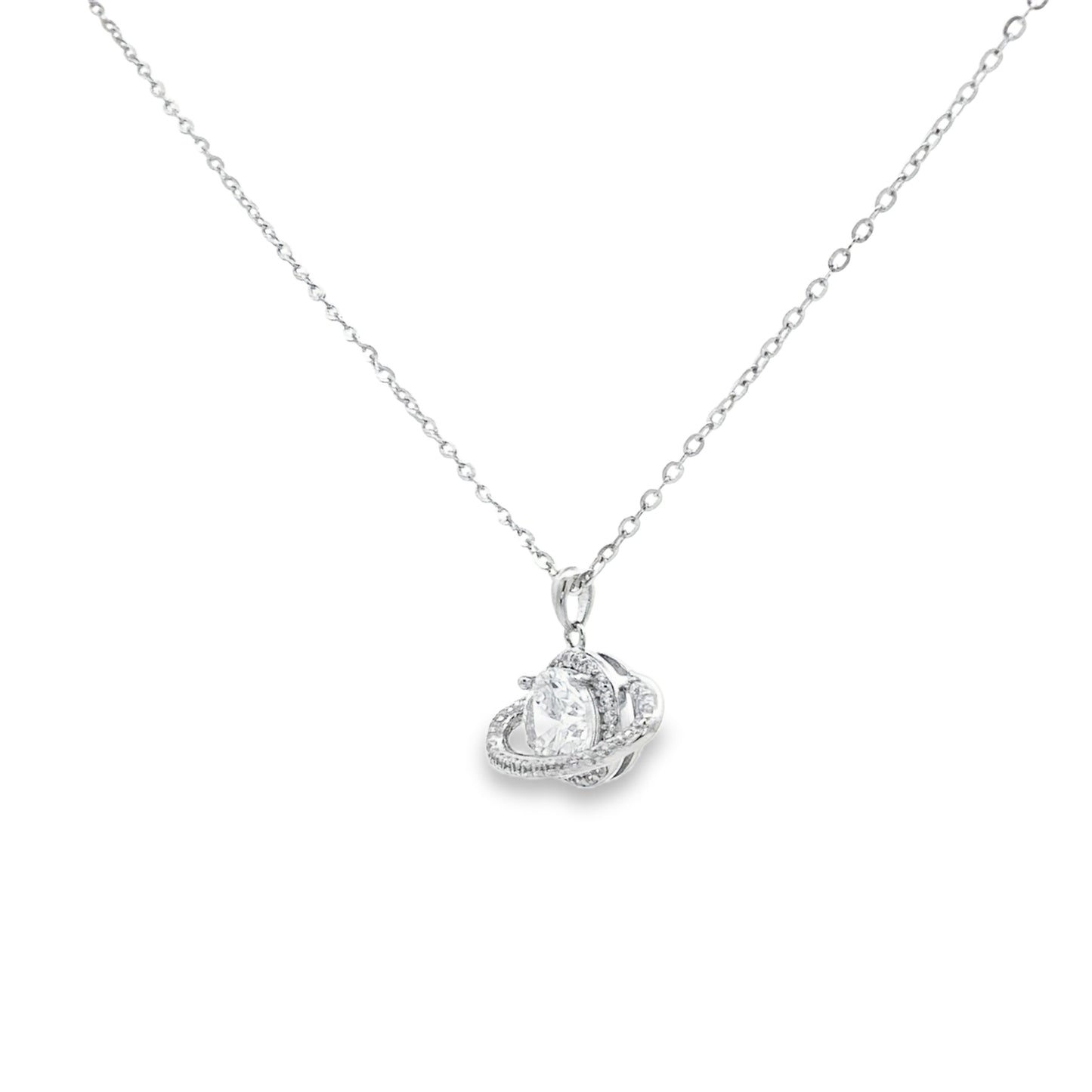 Celestial Orbit Diamond Pendant