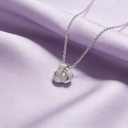 Eternal Knot Diamond Necklace