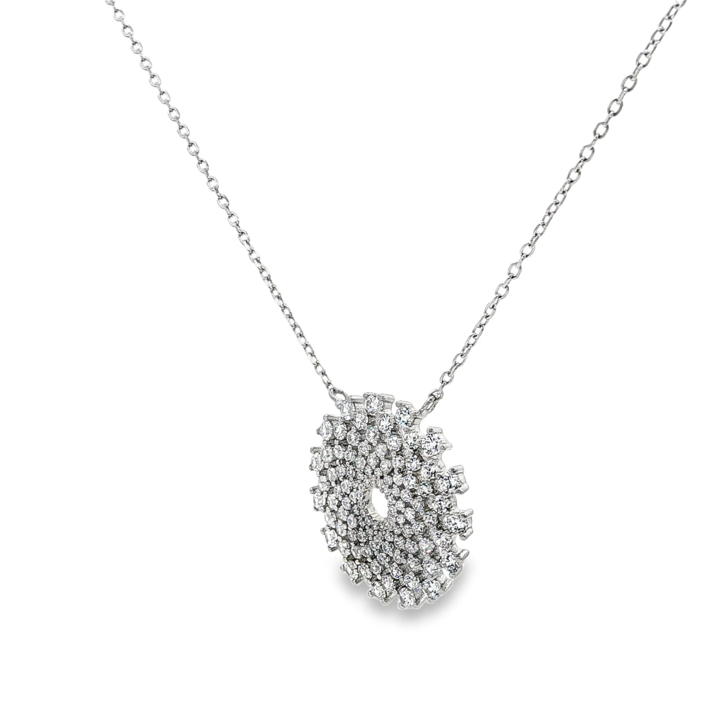 Celestial Radiance Diamond Pendant Necklace