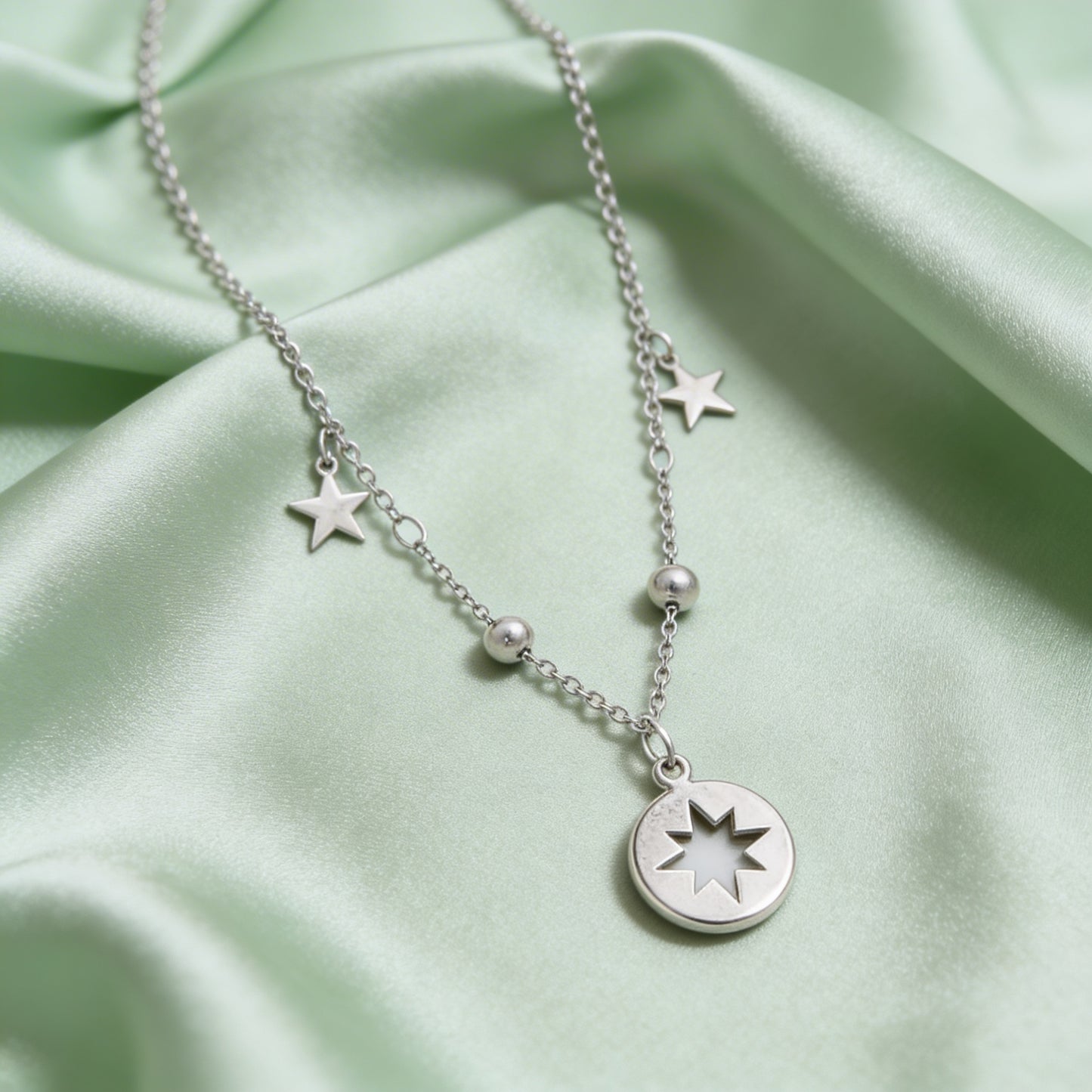 Celestial Star Charm Layered Necklace