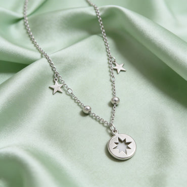 Celestial Star Charm Layered Necklace