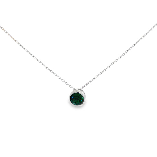 Elegant Emerald Glow Pendant
