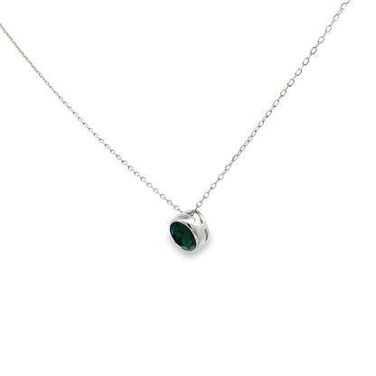 Elegant Emerald Glow Pendant