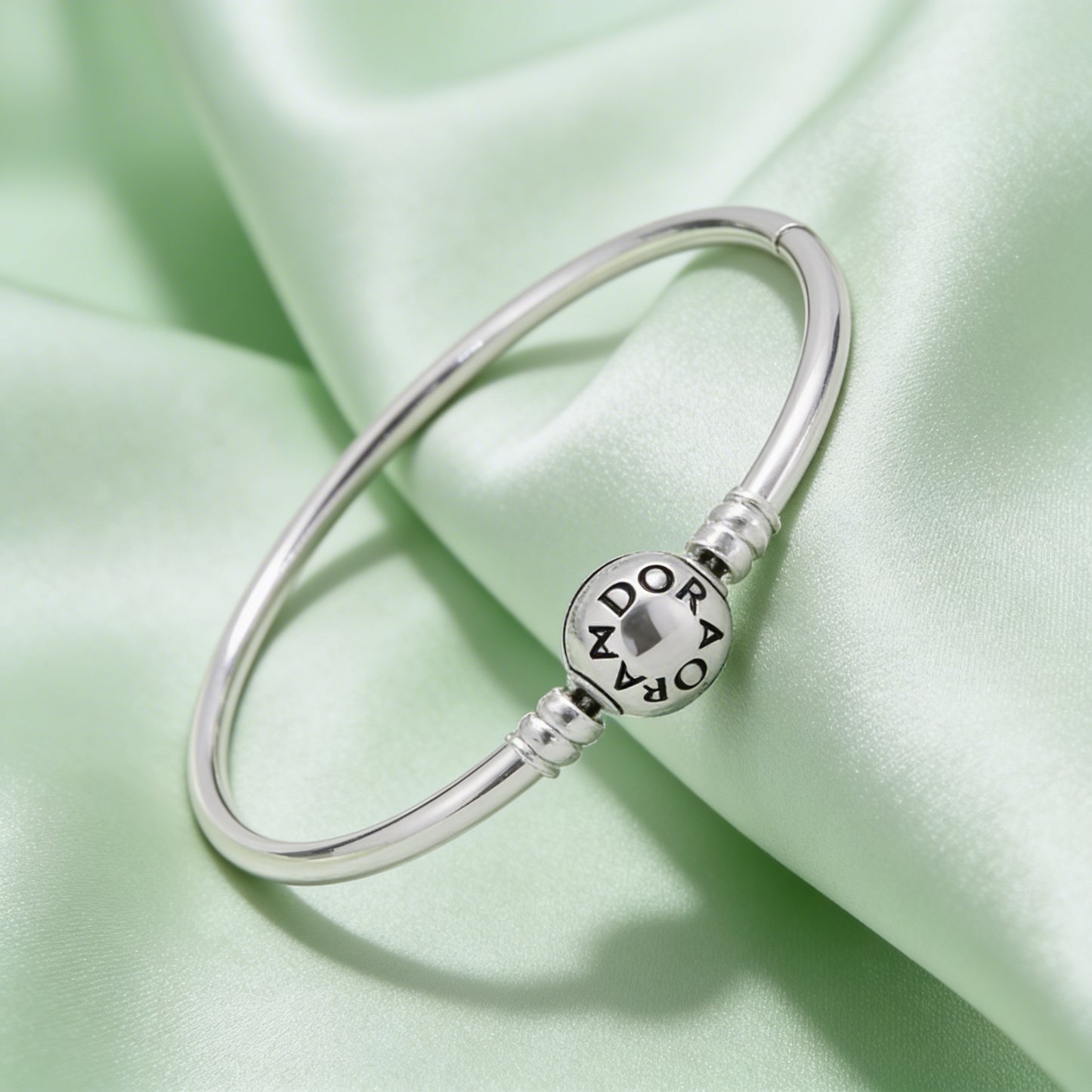 Pandora sterling silver bangle bracelet