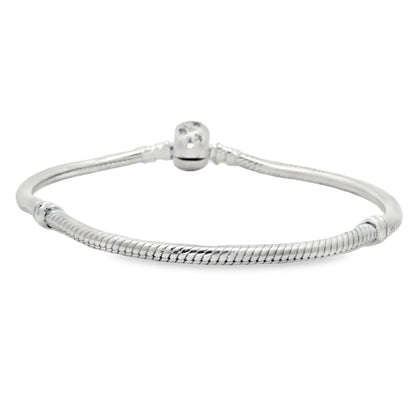 Minimal Charm Snake Chain Bracelet