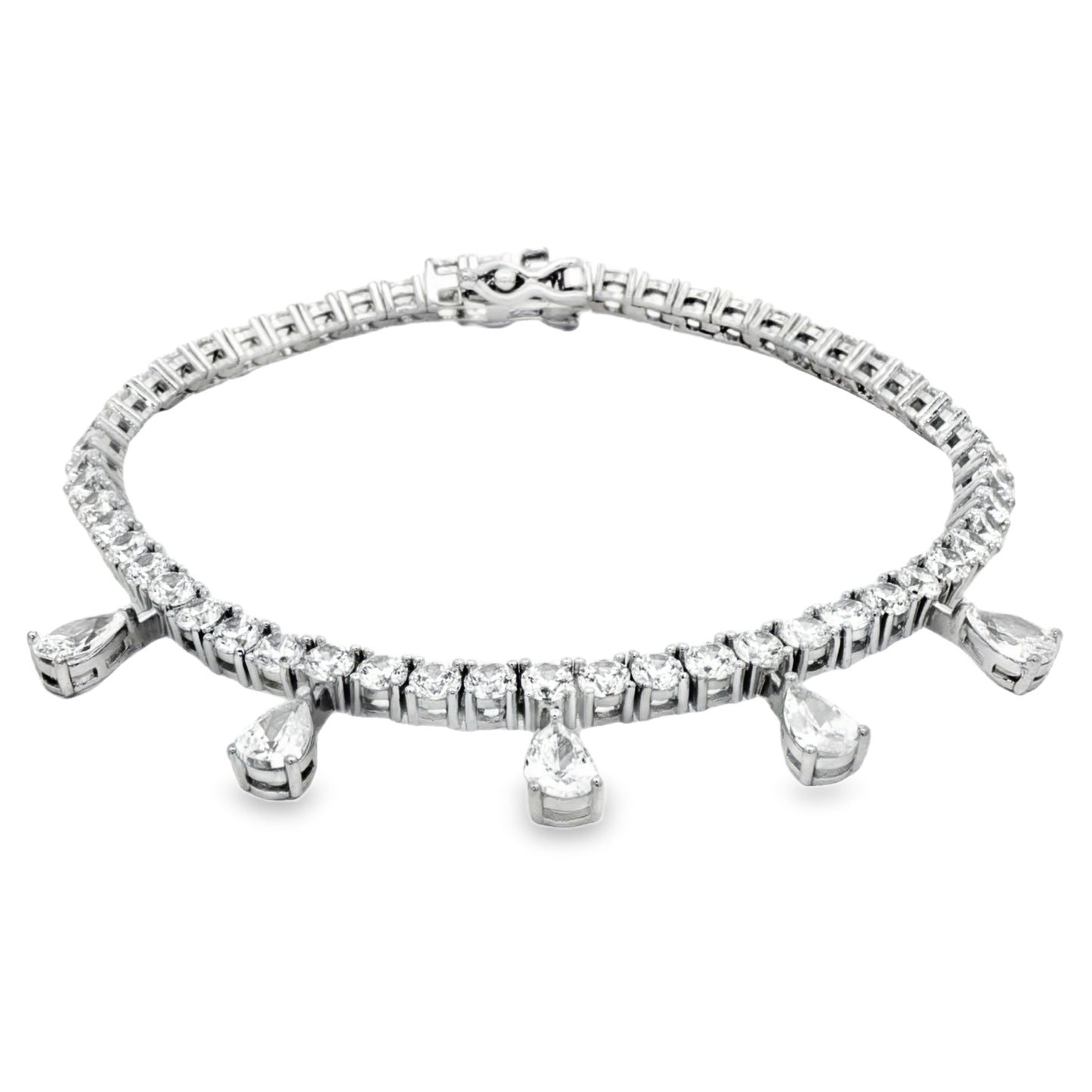Elegant Diamond Drop Bracelet