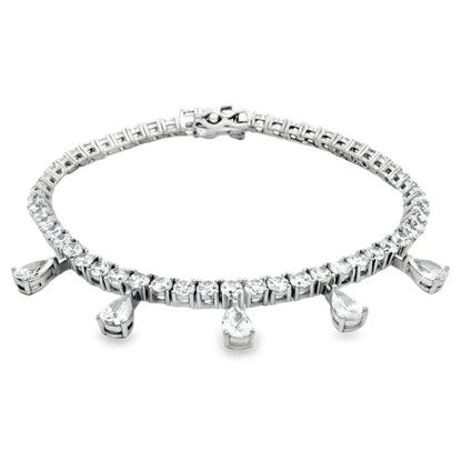 Elegant Diamond Drop Bracelet