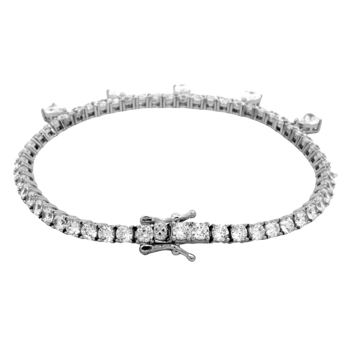 Elegant Diamond Drop Bracelet