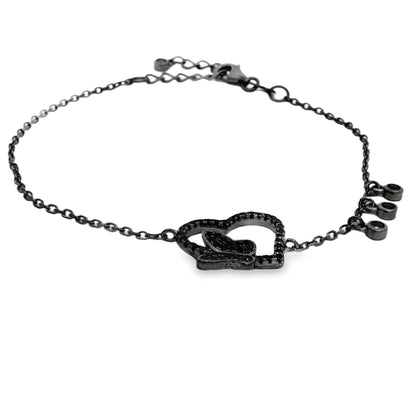Sophia's elegant black bracelet