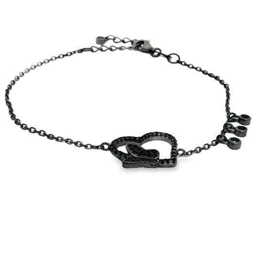 Sophia's elegant black bracelet