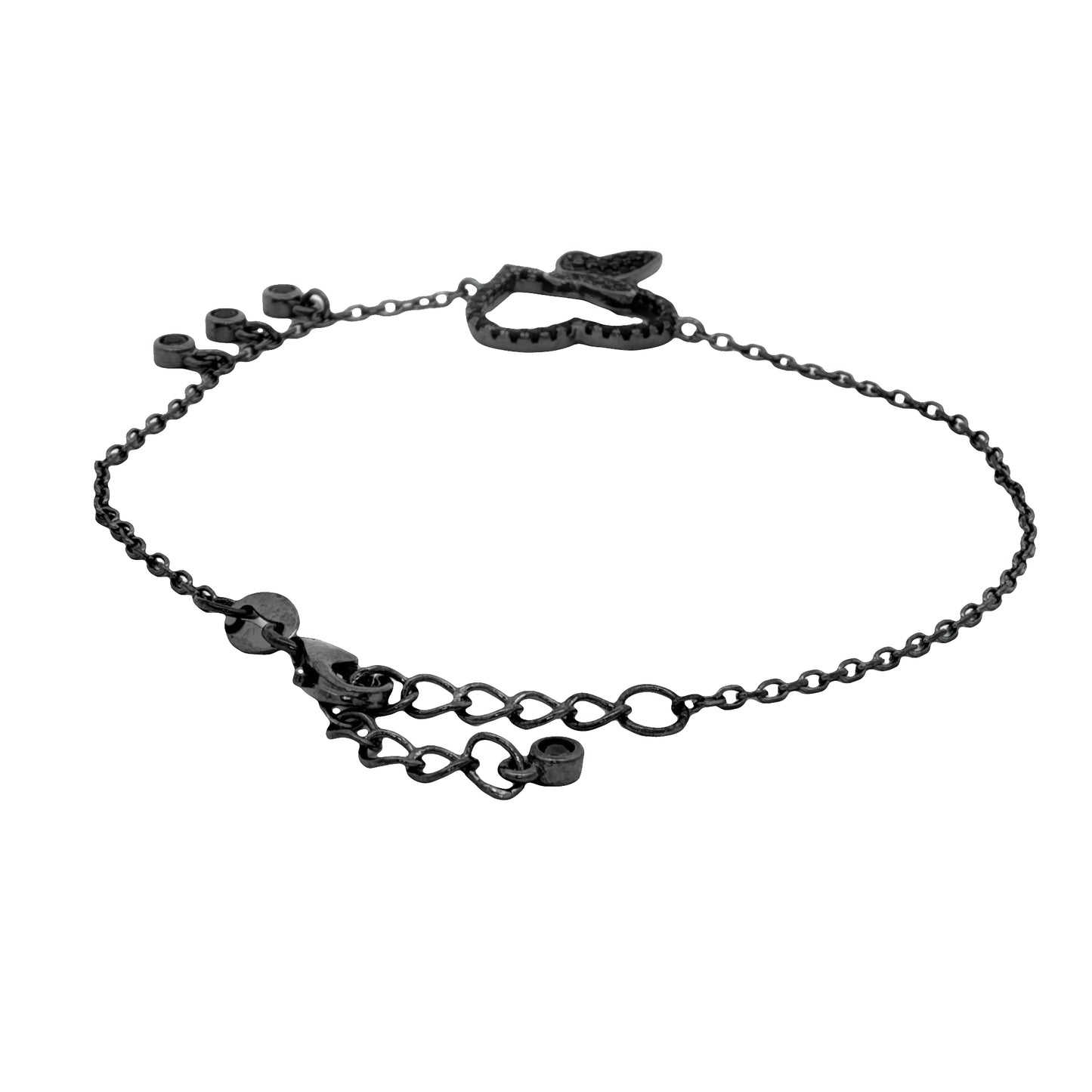 Sophia's elegant black bracelet