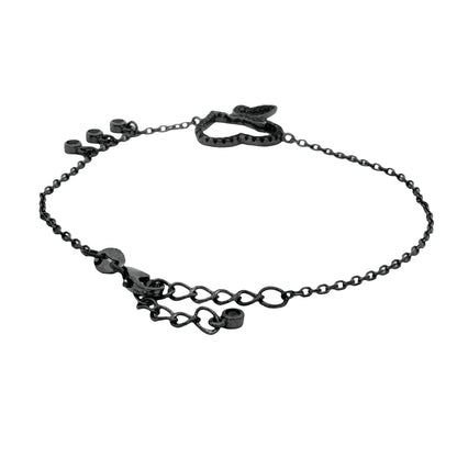 Sophia's elegant black bracelet