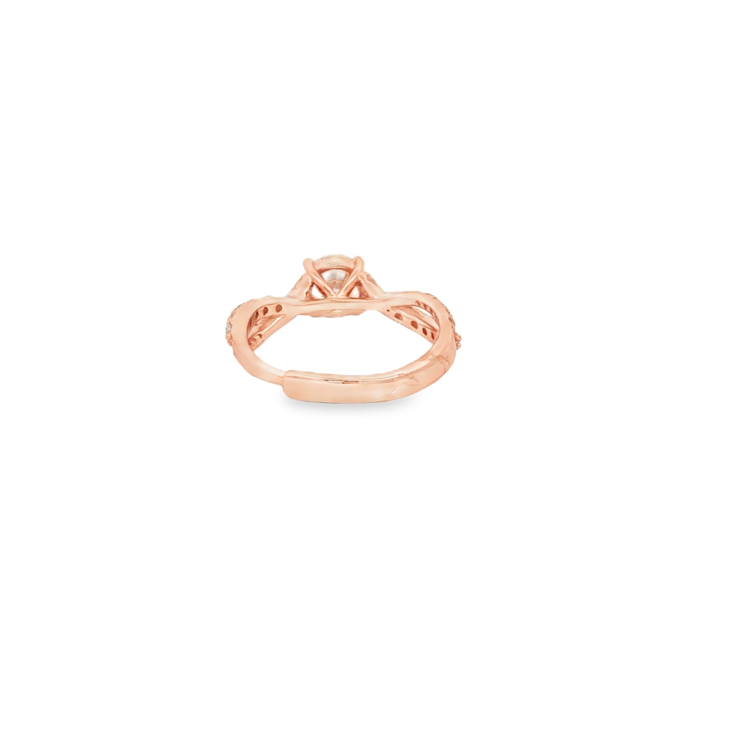 Twisted Elegance Diamond Ring