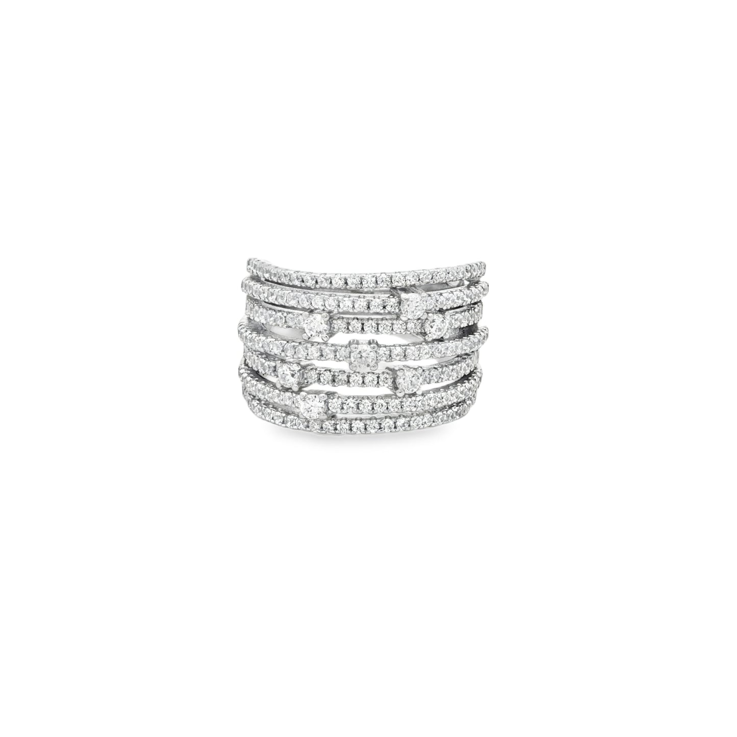 Celestial Layers Diamond Ring