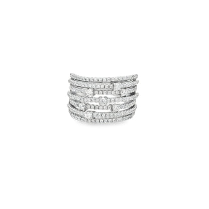 Celestial Layers Diamond Ring