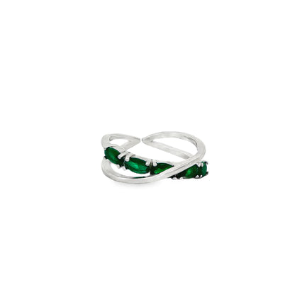 Celeste Verde Wrap Ring