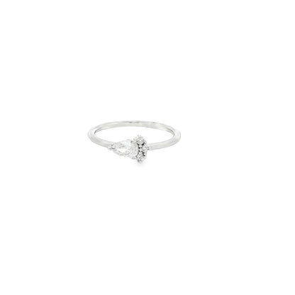 Ethereal Dewdrop Diamond Ring