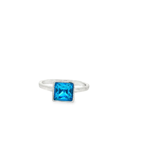 Azure Prism Ring