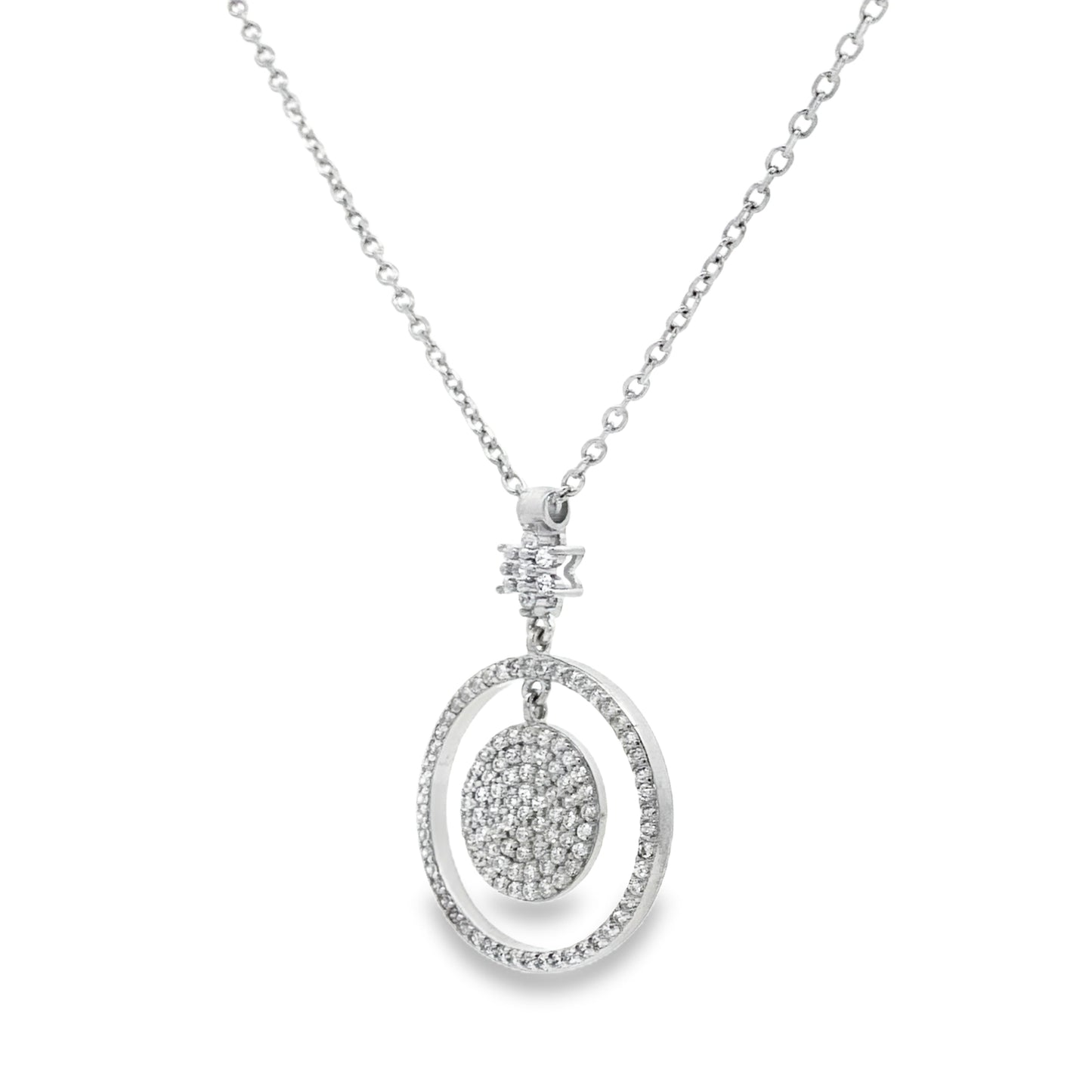 Celestial Halo Diamond Pendant