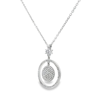 Celestial Halo Diamond Pendant