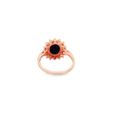 Midnight Halo Elegance Ring
