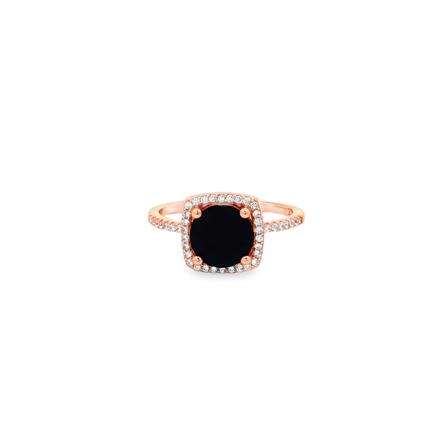 Midnight Halo Elegance Ring