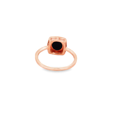 Midnight Halo Elegance Ring