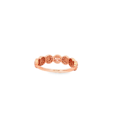 Radiant Halo Circle Ring