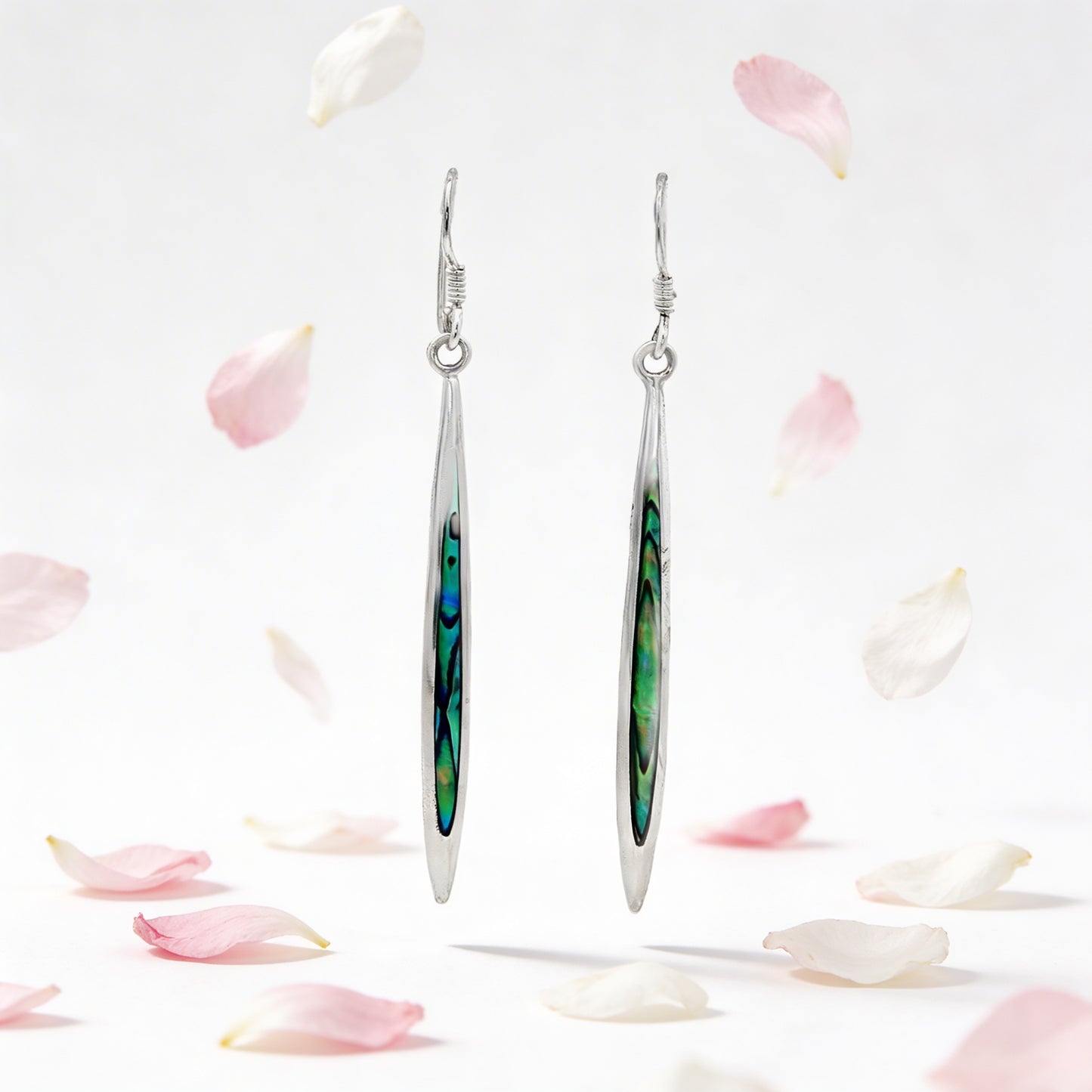 Ocean Gleam Drop Earrings