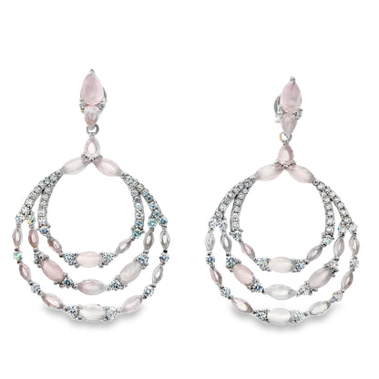 Blush Cascade Chandeliers