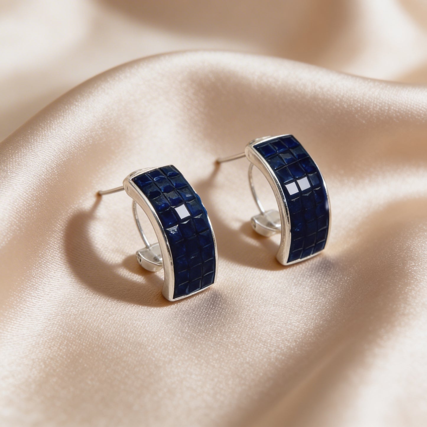 Midnight Grid Hoops